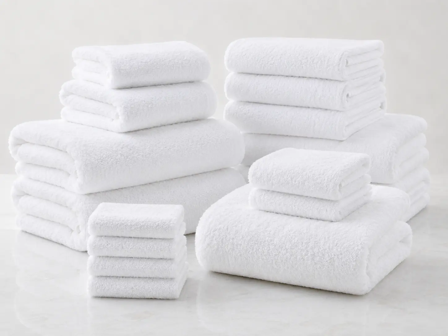 100% white cotton terry hotel towels and bath sheets export from india