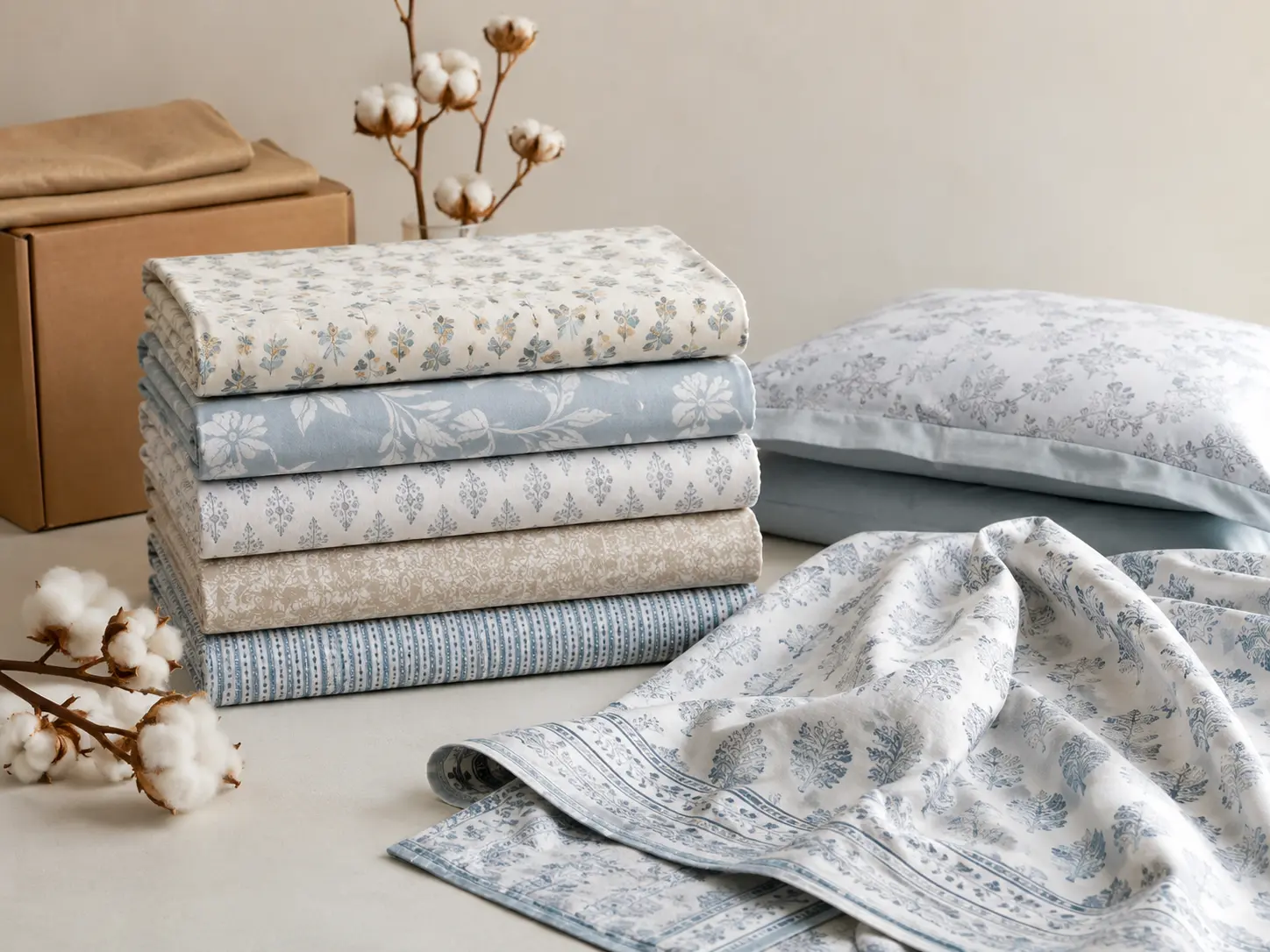 100% pure india cotton bedsheet exporter and wholesaler from india for import to the uk and global