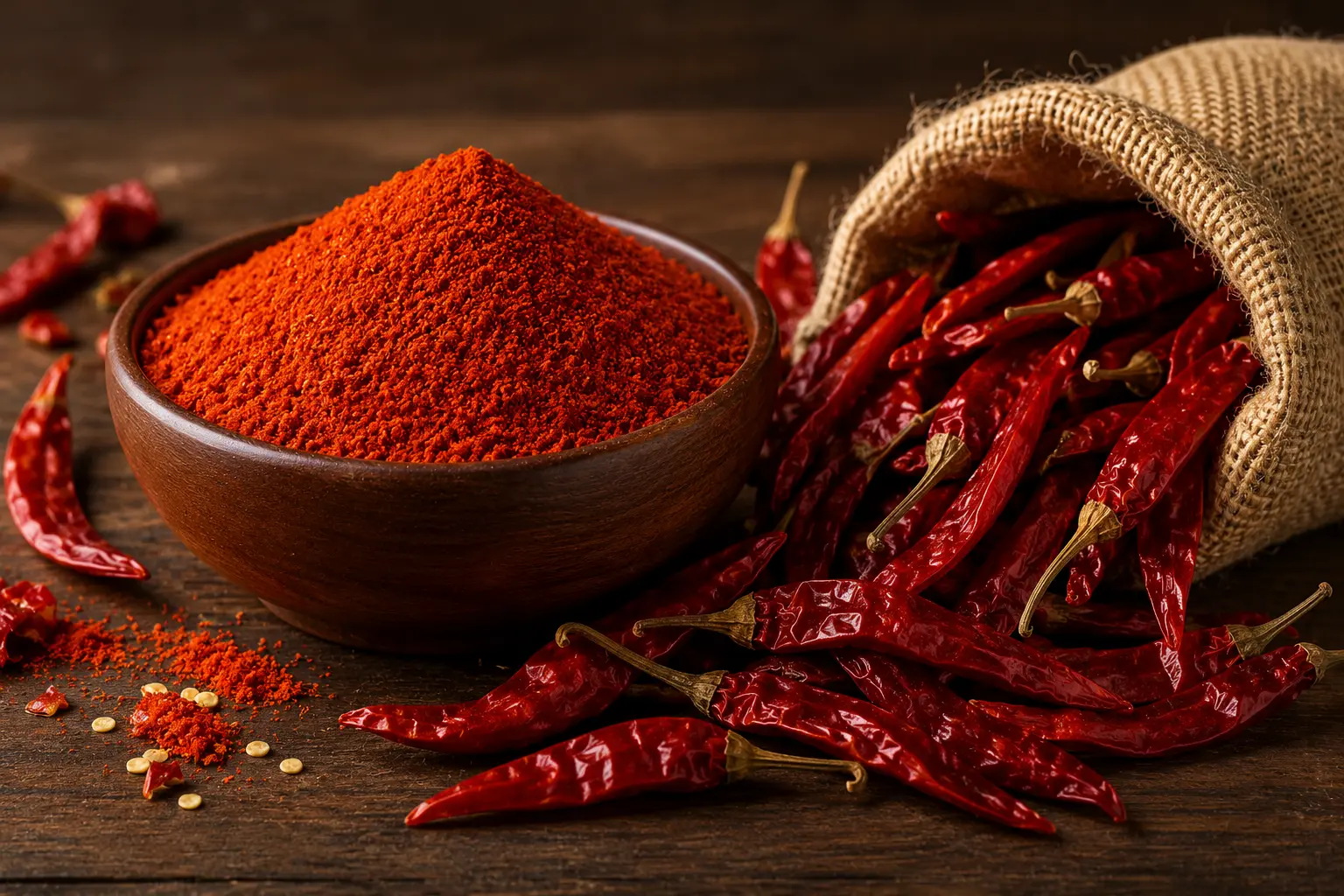 dried nandurbar gi tagged red raw chilli powder exporter from india